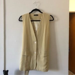 ✨2/10$ Light yellow beige vest - sleeveless
